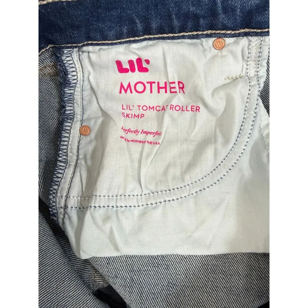 Mother SUPERIOR Lil’ Tomcat Roller Skimp 29 Perfectly Imperfect Wide Leg Jeans